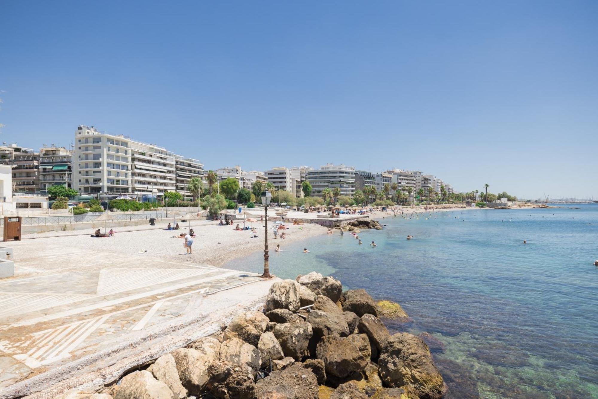 Athens Riviera, Seaview, Beachfront, Lux Apartment On Starbucks Building Esterno foto