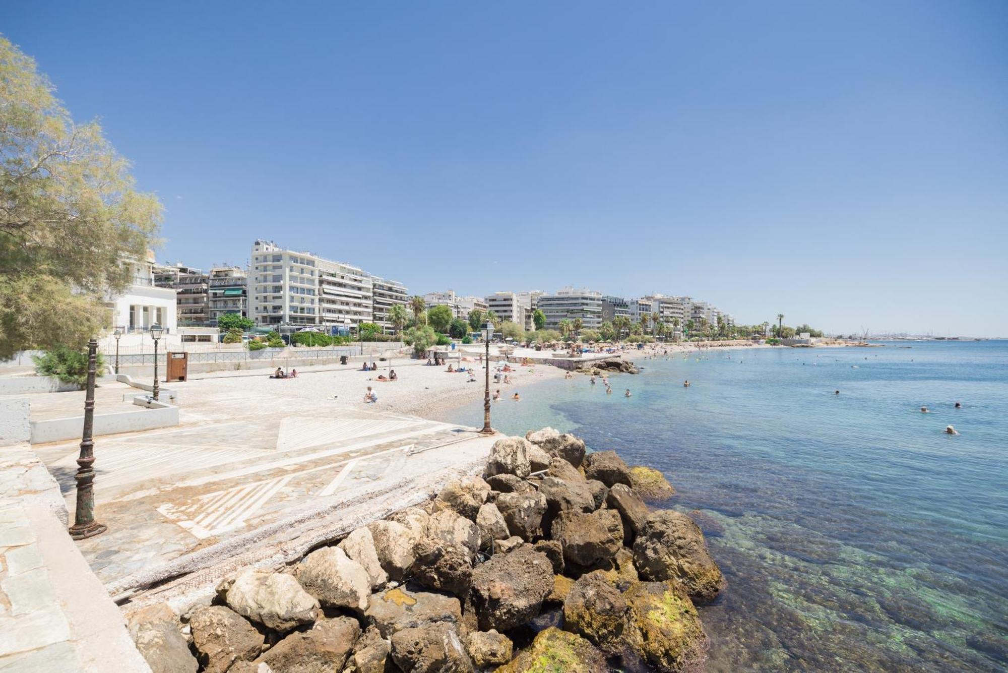 Athens Riviera, Seaview, Beachfront, Lux Apartment On Starbucks Building Esterno foto